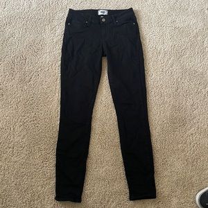 Paige Denim Black Verdugo Ultra Skinny Jeans
